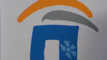 Haussymbol mit Unterzeile "Multi-Kulti-Preis 2012"