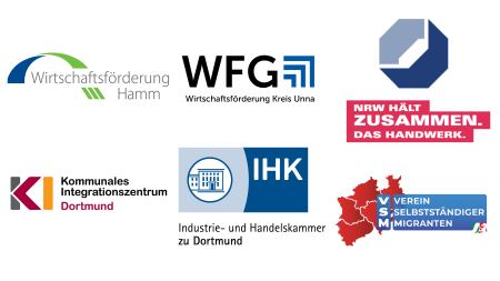 Logos der Partner des Interkulturellen Wirtschaftspreises