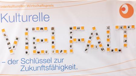 Banner: Kulturelle Vielfalt - der Schlüssel zur Zukunftsfähigkeit