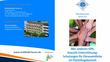 Infoflyer: Ehrenamtsschulungen Infoflyer: Ehrenamtsschulungen