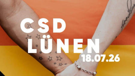 Plakat des CSD in Lünen