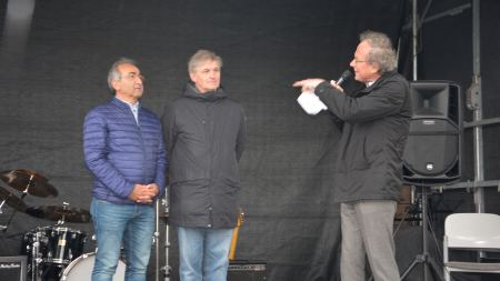Grußworte vom stellvertretenden Bürgermeister Störmer, Landrat Makiolla und Geschäftsführer Kücük