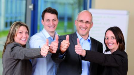 Projektbild Perspektivwechsel erfolgreiches Team