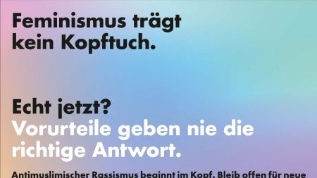 Feminismus trägt kein Kopftuch. Echt jetzt? Vorurteile geben nie die richtige Antwort.