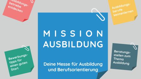 Plakat zur Messe "Mission Ausbildung"