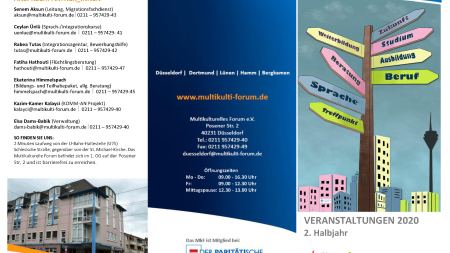 Übersicht: Veranstaltungen im 2. Halbjahr 2020 (Düsseldorf)