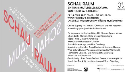 Veranstaltungsflyer: Schauraum Veranstaltungsflyer: Schauraum
