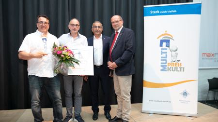 Preisträger Mosaik e.V. mit Kenan Küçük und Rainer Schmeltzer