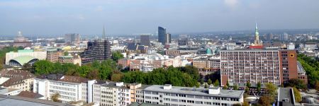 Stadt Dortmund aus der Vogelperspektive
