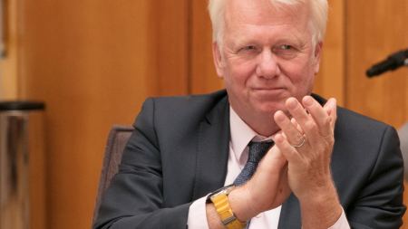 Oberbürgermeister der Stadt Dortmund Ullrich Sierau bei der Verleihung des Multi-Kulti-Preises 2018