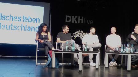 Abendveranstaltung „Jüdisches Leben in Deutschland“ Diskutierende bei der Abendveranstaltung „Jüdisches Leben in Deutschland“