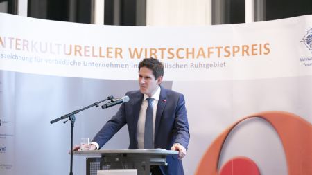 Gabor Leisten, HWK Dortmund, Laudator beim IWP Gabor Leisten, HWK Dortmund, Laudator beim IWP