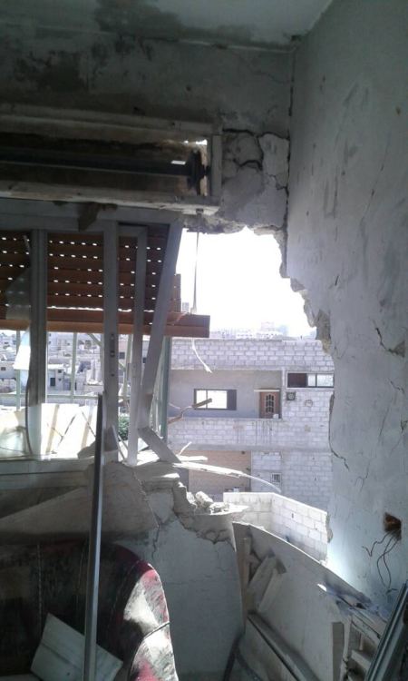 Vom Krieg zerstörte Wohnung Vom Krieg zerstörte Wohnung