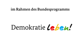 Logo Bundesministerium für Familie, Senioren, Frauen und Jugend – Demokratie leben