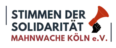 Logo "Stimmen der Solidarität - Mahnwache Köln e.V."