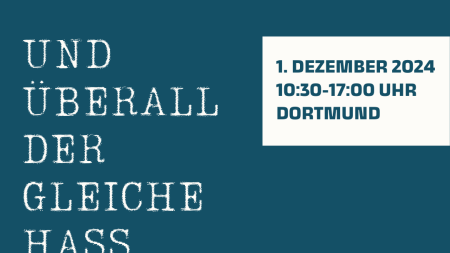 Flyer "Und überall der gleiche Hass"