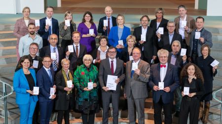 Gruppenbild im Kanzleramt