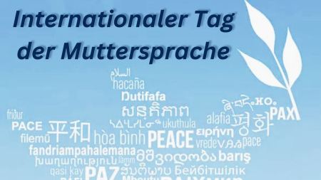 Plakat zum Tag der Muttersprache
