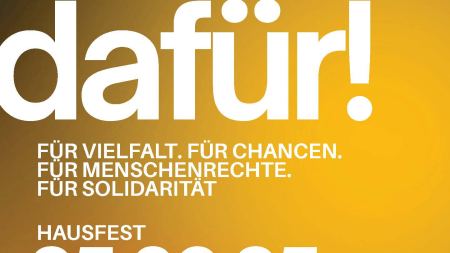Cover vom Einladungsflyer zum Hausfest