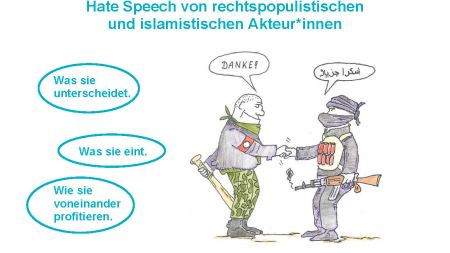 Flyer zur Veranstaltung: "Was sich hasst, das liebt sich?"