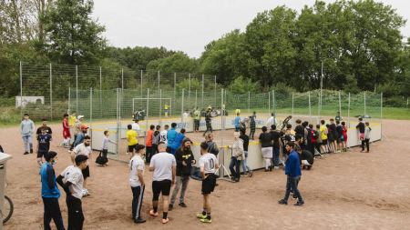 Nordstadtligaspiel auf dem Kleinspielfeld