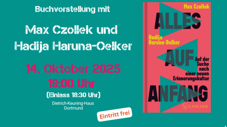 Plakat mit Buchcover (alle dortigen Angaben auch im Text)