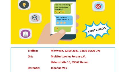 Smartphone-Chat: "Hab `ne Einladung zum Vorstellungsgespräch!" - "Mit unseren Tipps packst du`s" 