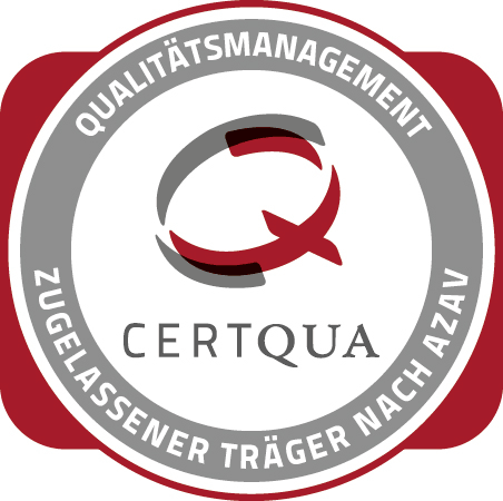 CertQUA – Qualitätsmanagement – Zugelassener Träger nach AZAV